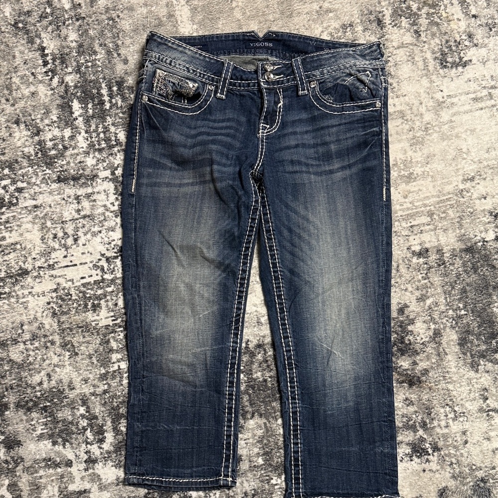 Vigoss Dark Blue Capri Jeans
